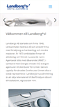 Mobile Screenshot of landbergsab.se